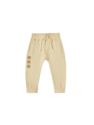 Rylee + Cru Happy Face Jogger Pant - Butter