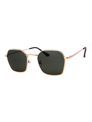 Metal Frame Gold Sunglasses