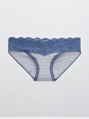 Aerie Cotton Eyelash Lace Bikini Underwear