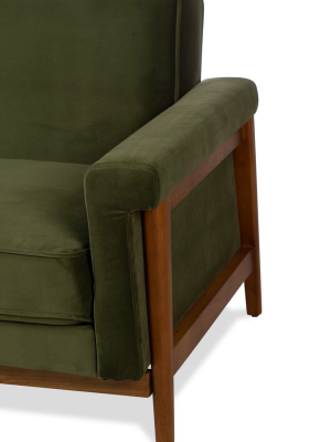 Ashbury Sleeper Sofa (olive Velvet)