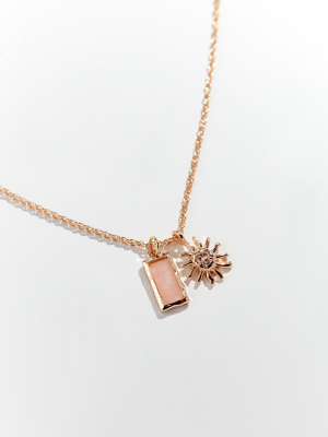 Soleil Charm Necklace