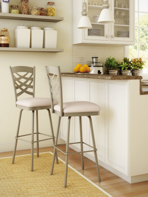 30" Nest Barstool With Upholstered Seat - Amisco