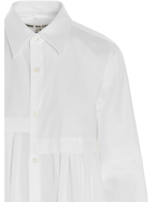 Comme Des Garçons Ruched Long-sleeve Shirt