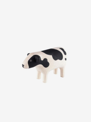 Polepole Miniature Wooden Animals - Cow