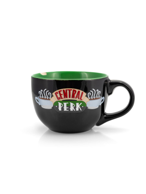 Silver Buffalo Friends Central Perk Ceramic Mug | Large Mug For Soups & More | Holds 24 Ounces