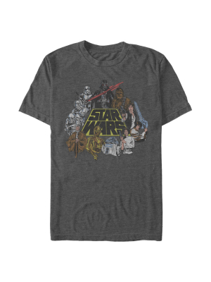 Men's Star Wars Classic Montage T-shirt