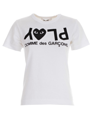 Comme Des Garçons Play Logo Printed T-shirt