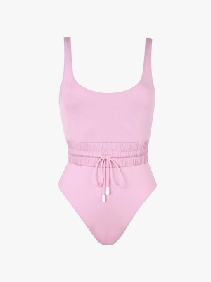 Track Swimsuit Bubblegum Pink