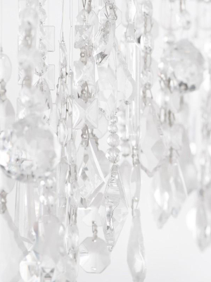 Nuevo Crystal Linear Pendant Lighting - Clear