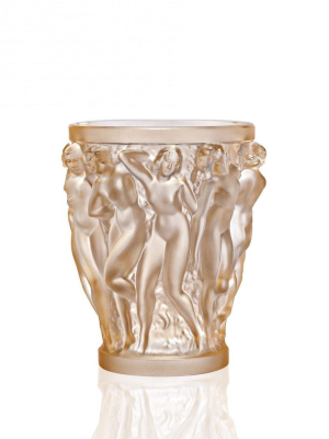 Small Bacchantes Vase, Gold Luster