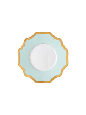 Anna's Palette Aqua Green Tea Saucer