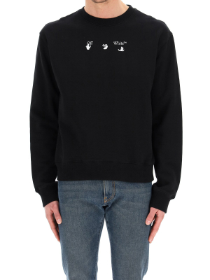 Off-white Melting Arrows Printed Sweatshirt