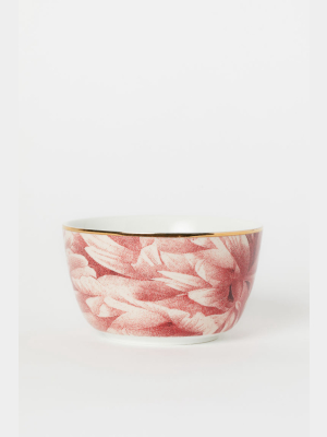 Patterned Porcelain Bowl