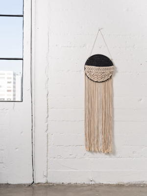 Bali Macramé Rattan Wall Hanging