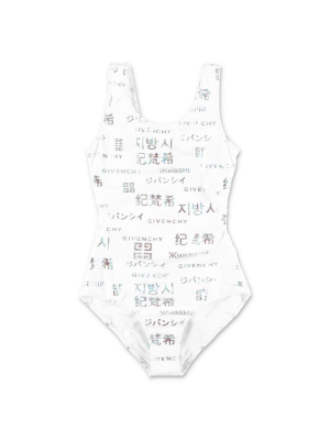 Givenchy Kids Logo All-over Swimsuit