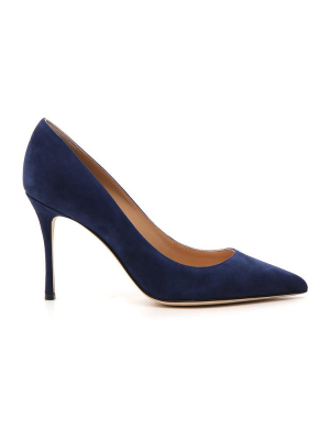 Sergio Rossi Godiva Suede Pumps