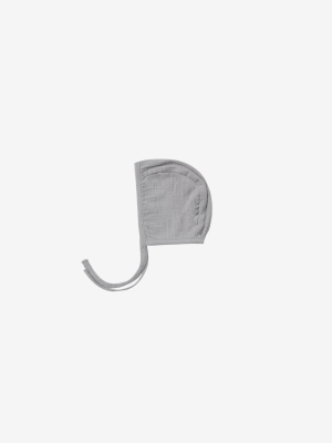 Organic Double Gauze Baby Bonnet - Periwinkle