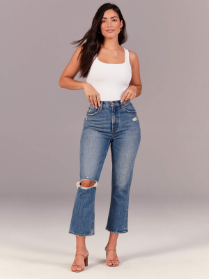 Curve Love Ultra High Rise Kick Flare Jeans