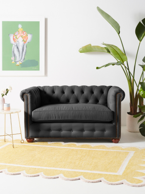 Dulcimer Petite Chesterfield Loveseat