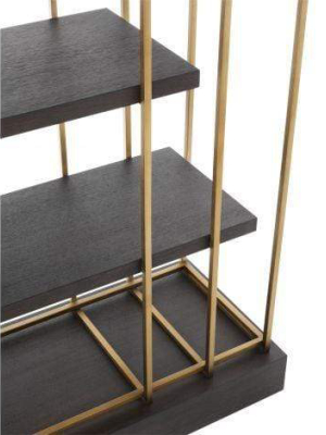 Eichholtz Ward Bookcase - Brown & Gold