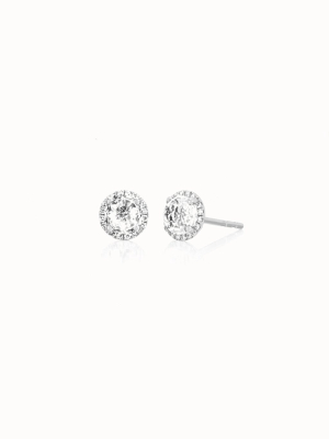 Topaz Earring White Gold