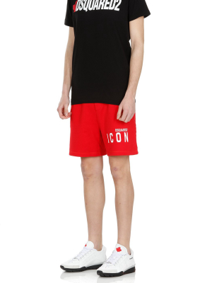 Dsquared2 Logo Print Bermuda Shorts