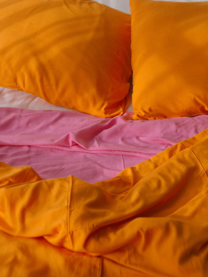 Tangerine Pillowcase Set