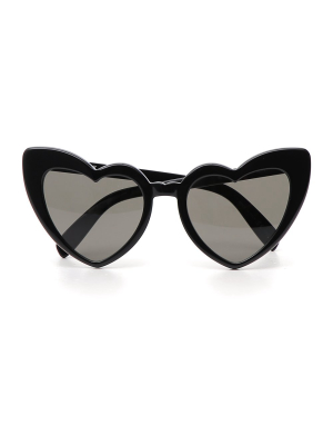 Saint Laurent Eyewear Loulou Heart Sunglasses