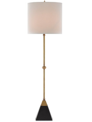 Recluse Table Lamp In Vintage Brass