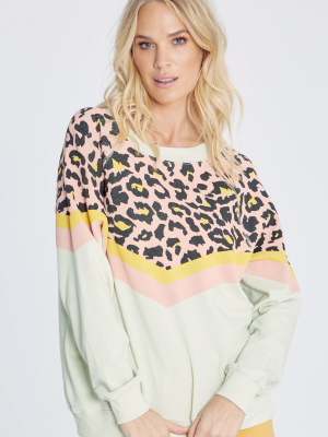 Party Cat Sommers Sweatshirt | Aloe