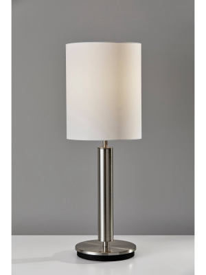 27" Hollywood Table Lamp Steel - Adesso