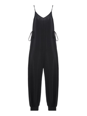 Eberjey Finley Knotted Jumpsuit - Black