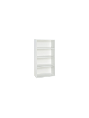 58" 4 Shelf Bookshelf White - Closetmaid