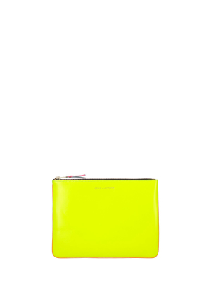 Comme Des Garçons Wallet Super Fluo Wallet