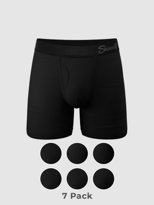 The Darkest Night | Black Ball Hammock® Pouch Underwear With Fly 7 Pack