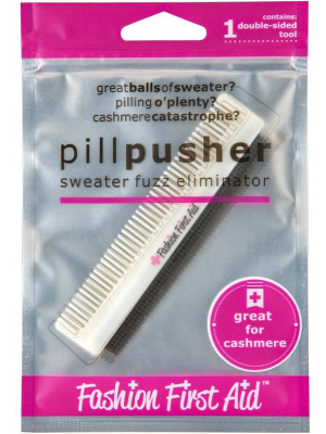 Pill Pusher Cashmere & Wool Sweater Fuzz Ball Pilling Comb