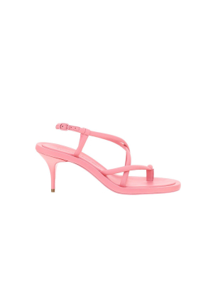 Alexander Mcqueen Strappy Kitten-heel Sandals