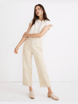 Madewell X Botanical Colors Dyed Slim Wide-leg Jeans