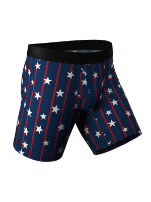 The Stars And Stripes | American Flag Ball Hammock® Long Boxers