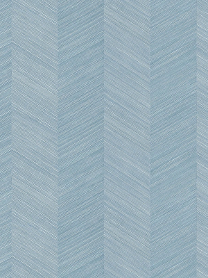 Chevy Hemp Wallpaper In Blue Knoll From The More Textures Collection By Seabrook Wallcoverings