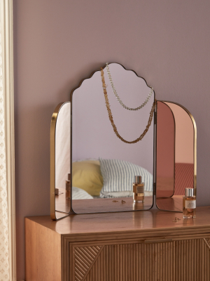 Serena Tri-fold Hanging Wall Mirror