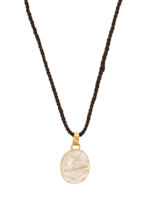 Quartz Pendant Necklace