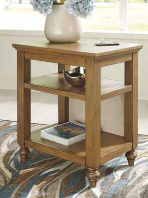 Brickwell Accent Table Beige/brown - Signature Design By Ashley