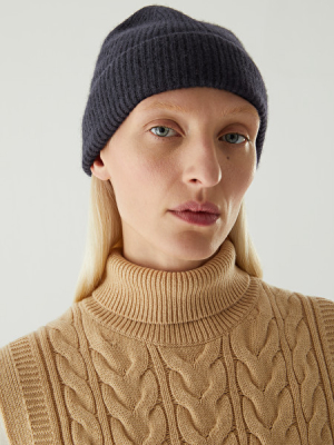 Oversized Cashmere Hat