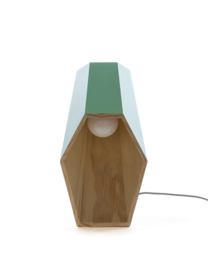 Woodspot Table Lamp In Green