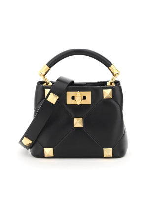 Valentino Garavani Roman Stud Small Top-handle Bag