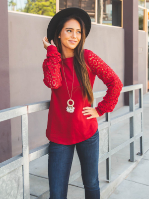 The Skylar Top - Red