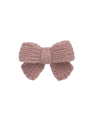 Project 6 Knitted Sweet Bow Clip