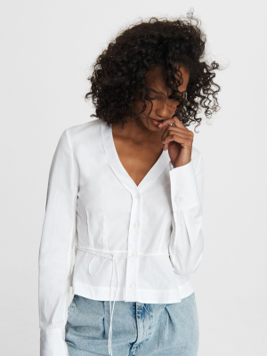 Victorine Cotton Poplin Shirt