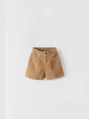 Corduroy Shorts